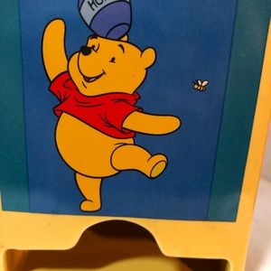 Phooh Bear tea box tissue holder vintage rare